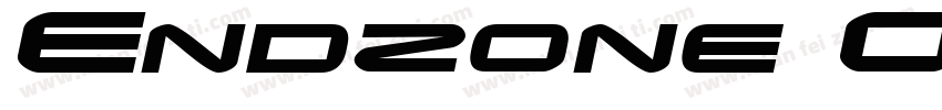 Endzone Oblique字体转换